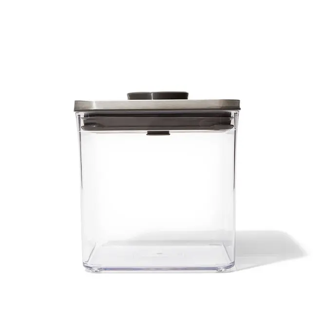 Finale Uitverkoop OXO Good Grips POP SteeL Container 2.0 Groot Vierkant Laag (2,6 L)